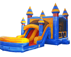 Melting Artic Dual Lane Bounce House and Water Slide